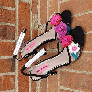 Betsey Johnson Jaime Ankle Strap Heel Size 9.5 (3855)